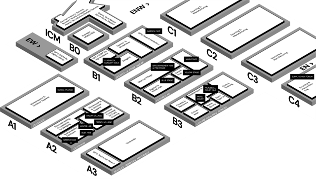 ISPO Munich 2024展館布局圖