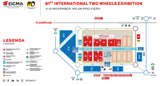 米兰两轮车展平面图