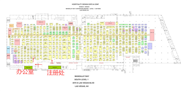 HD expo 展位分布图 HD expo 展位分布图