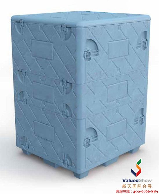 果蔬展中的空运集装箱