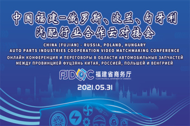 2021年中国福建—俄罗斯、波兰、匈牙利汽配行业合作云对接会