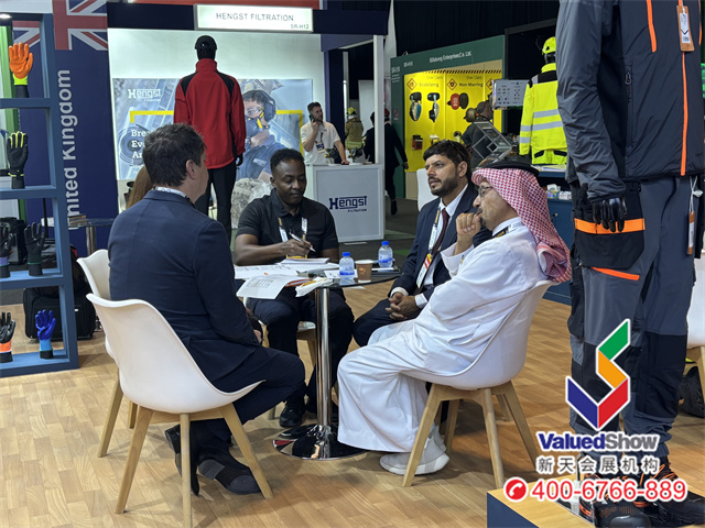 迪拜劳保展 新天会展拍摄