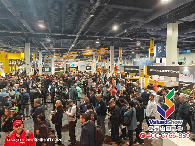 美国混凝土世界博览会　新天会展拍摄