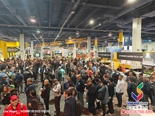 2026美国混凝土展会 新天会展拍摄