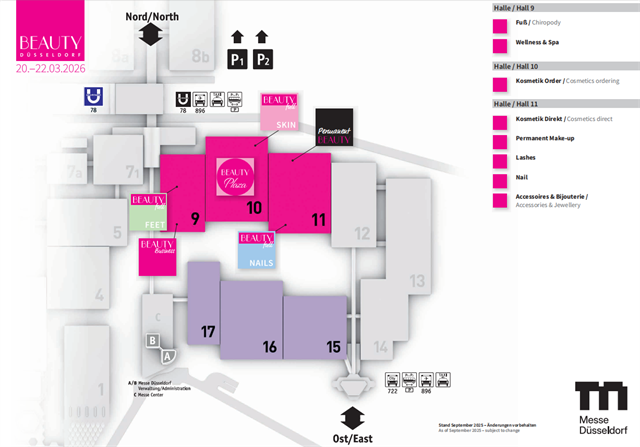 Beauty Duesseldorf平面圖