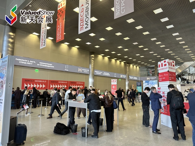 俄罗斯莫斯科建材展 新天会展拍摄