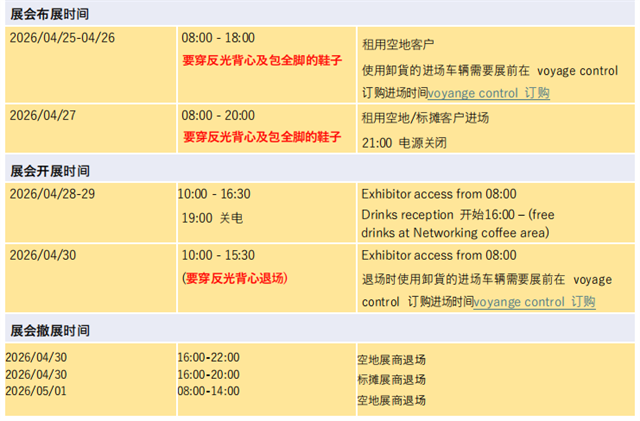 2026年英国伯明翰劳保展The Health&Safety event  展会详细时间