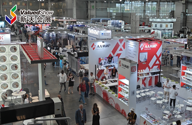 俄罗斯莫斯科石材展  新天会展拍摄