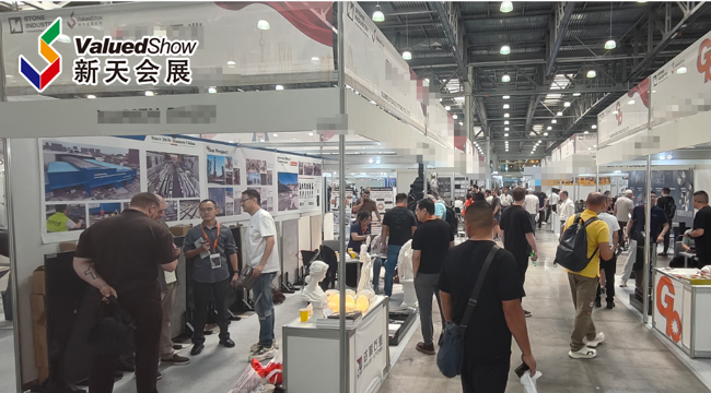 俄罗斯莫斯科石材展  新天会拍摄